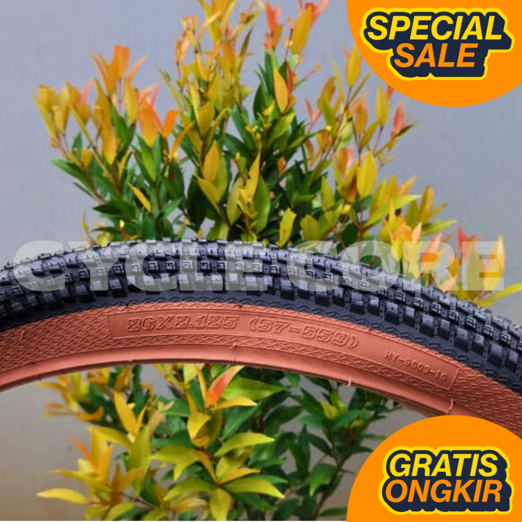 Jual Ban Luar Sepeda Kalcer 26 x 2.125 Gumwall Tanwall Skinwall Wispy ...
