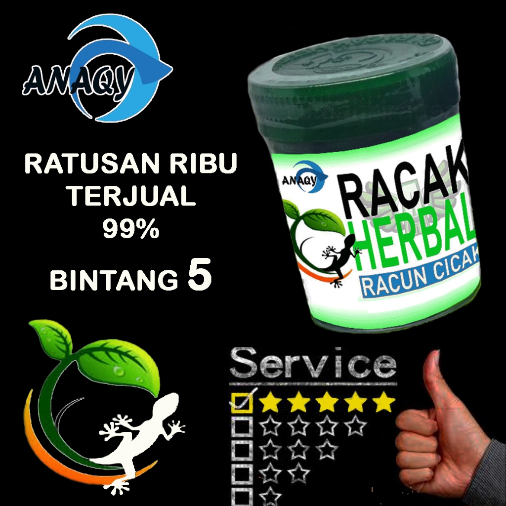 Jual ANAQY Racak herbal basmi cicak racun cicak paling ampuh, cukup ...