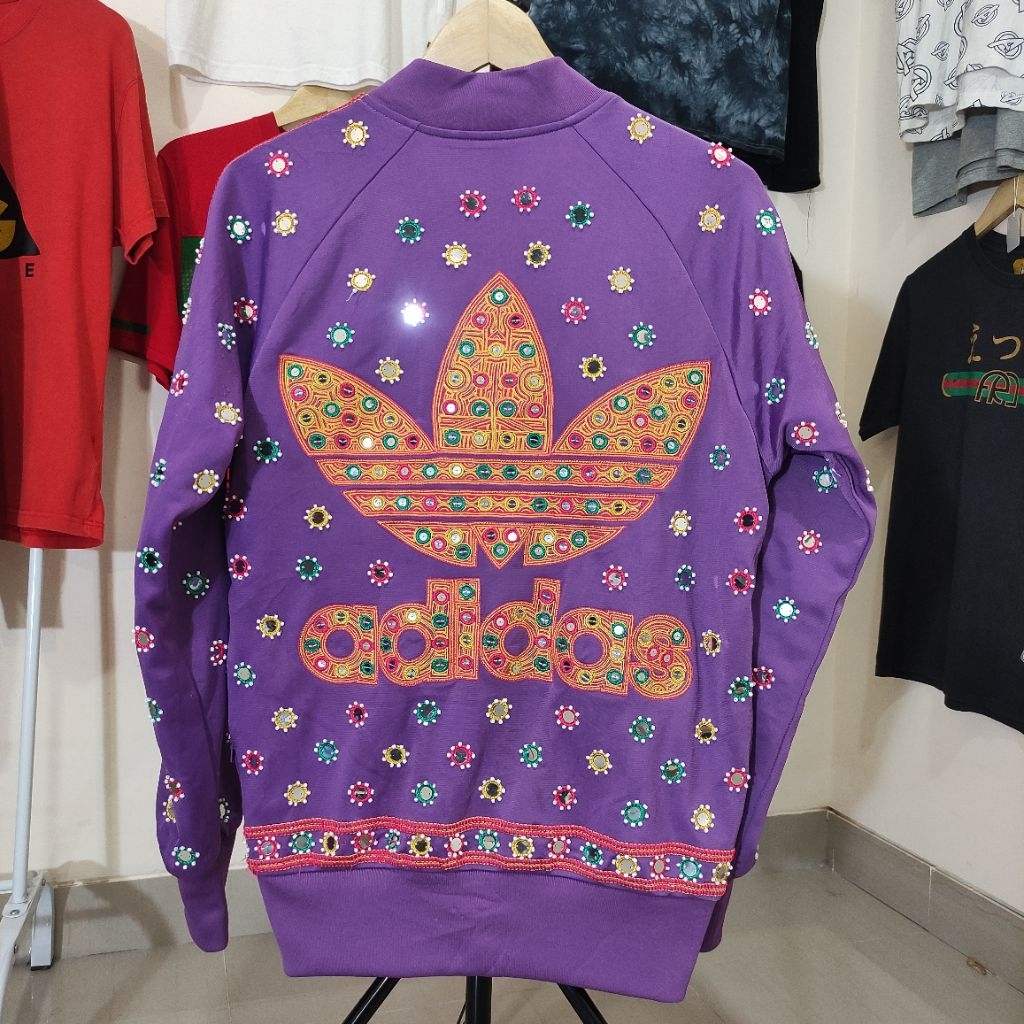 adidas JEREMY SCOTT bondage jacket 星条旗 Adidas X Jeremy Scott