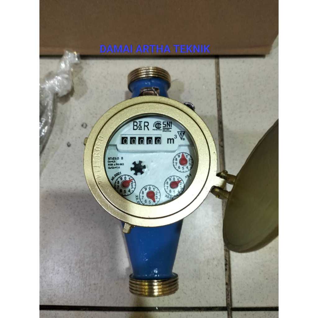 Jual Water Meter B&R Size 1 Inch ( 25 mm ) | Shopee Indonesia