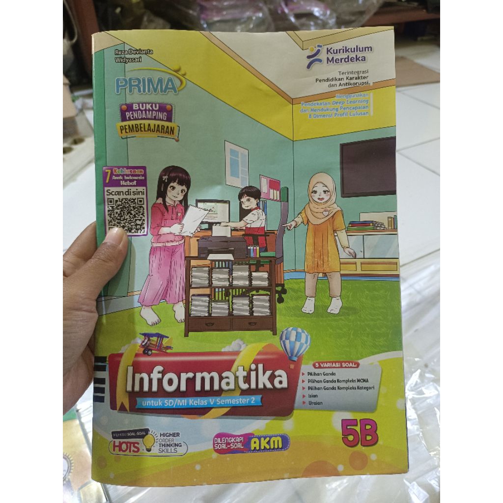 Jual LKS SD/MI INFORMATIKA KELAS 5 SEMESTER 2 KURIKULUM MERDEKA ...