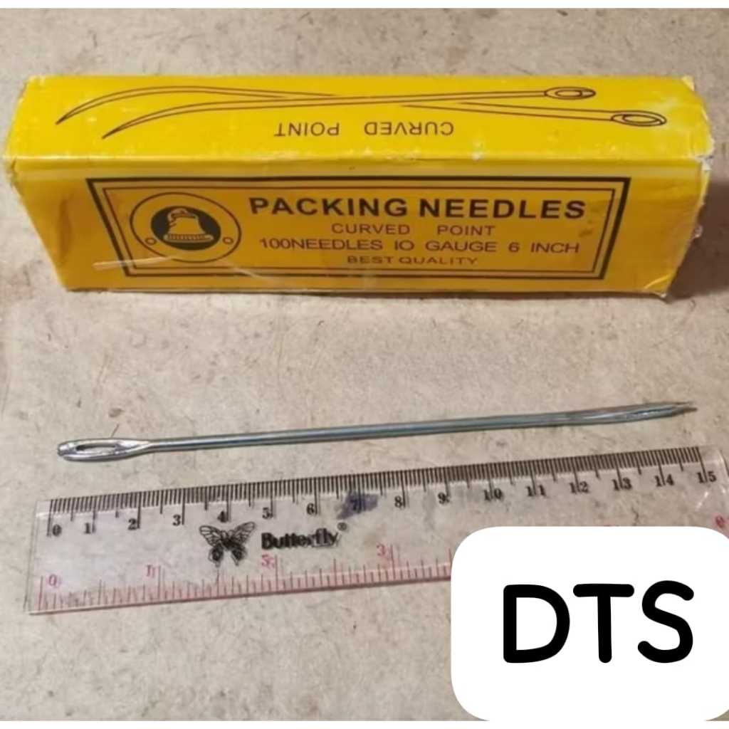 Jual 1KOTAK(isi 100pcs) Jarum Karung LONCENG 6 in - Jarum Jahit Karung ...