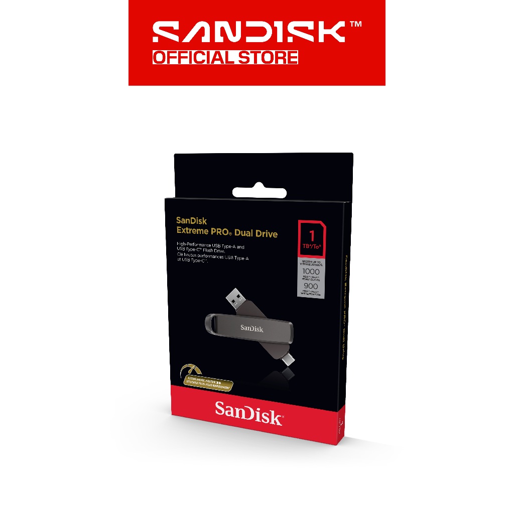 SANDISK Extreme PRO Dual Drive 512GB / 1TB USB 3.2 (Up to 1000MB/s) (7)