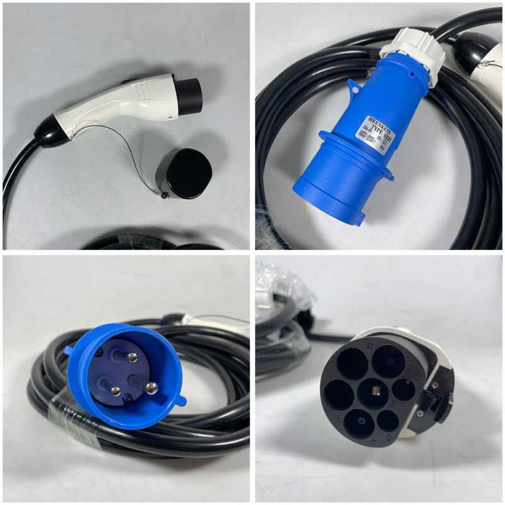 Jual Kabel charger mobil listrik EV 8 -32A 7Kw 3pin to GBT rd32 ...