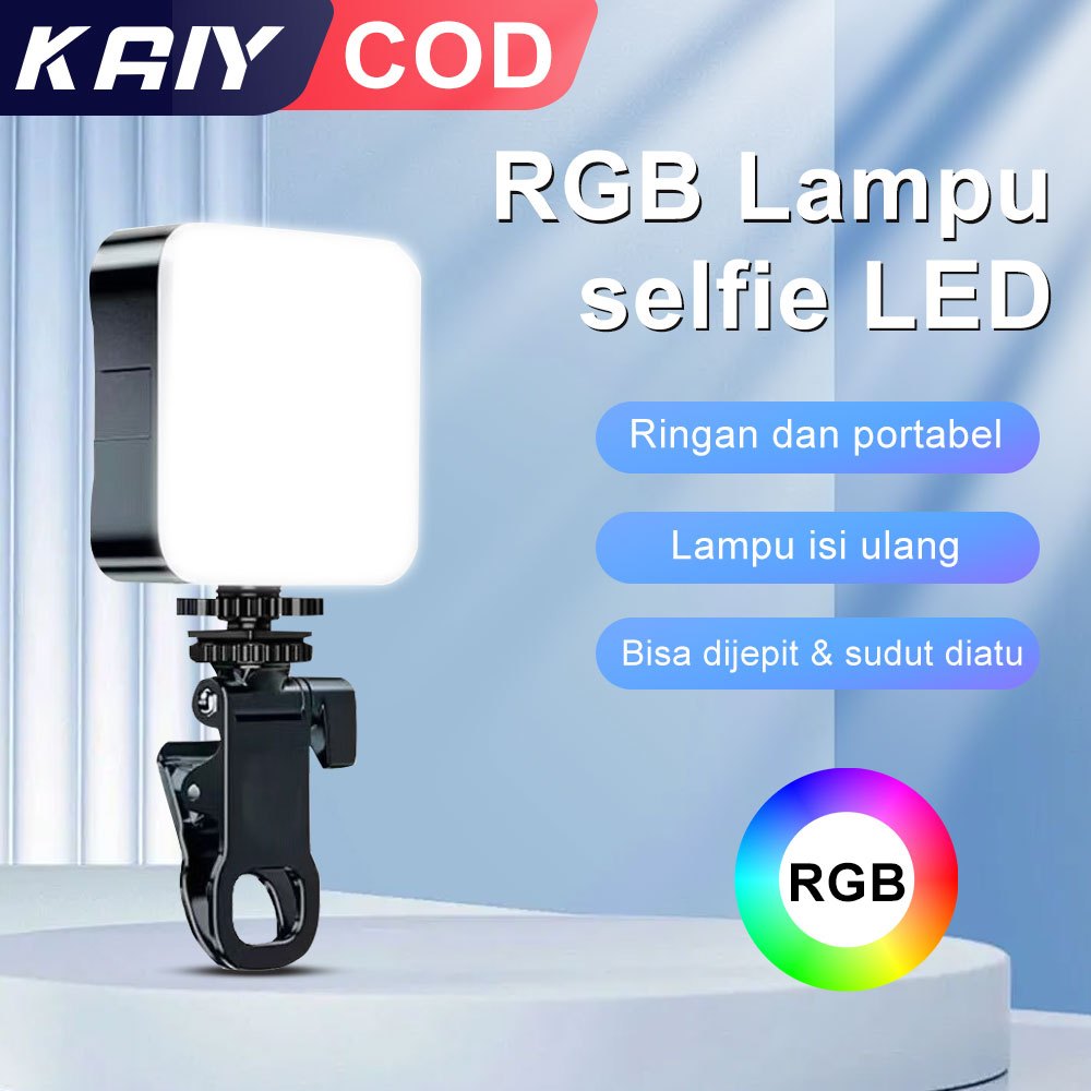 Jual KAIY LED Lighting Fotografi Portable Lampu Selfie untuk Live ...