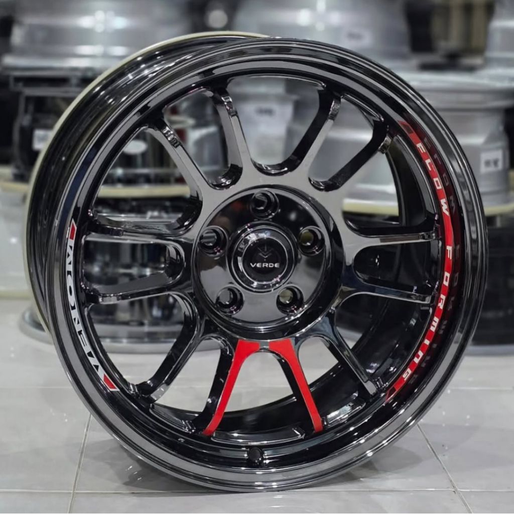 Jual velg ring 17 venom verde flow forming lebar 8 velg racing r17 ...