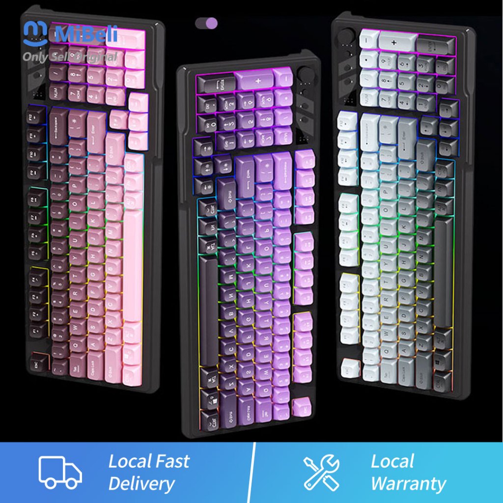 Jual H98 Keyboard & Mouse Set Wireless Dual Mode - Sensasi Mekanikal ...
