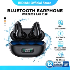 BIDIAN Earphone TWS Bluetooth 6.0 On Ear True Wireless Stereo HIFI Noise Cancellation IPX7