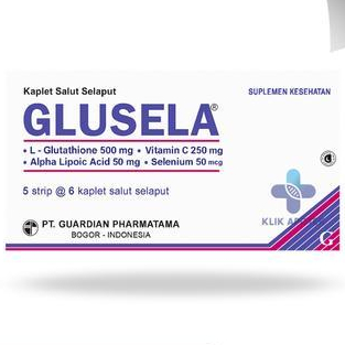 Jual Glusela Box Isi 30 Kaplet Untuk Kesehatan Wanita