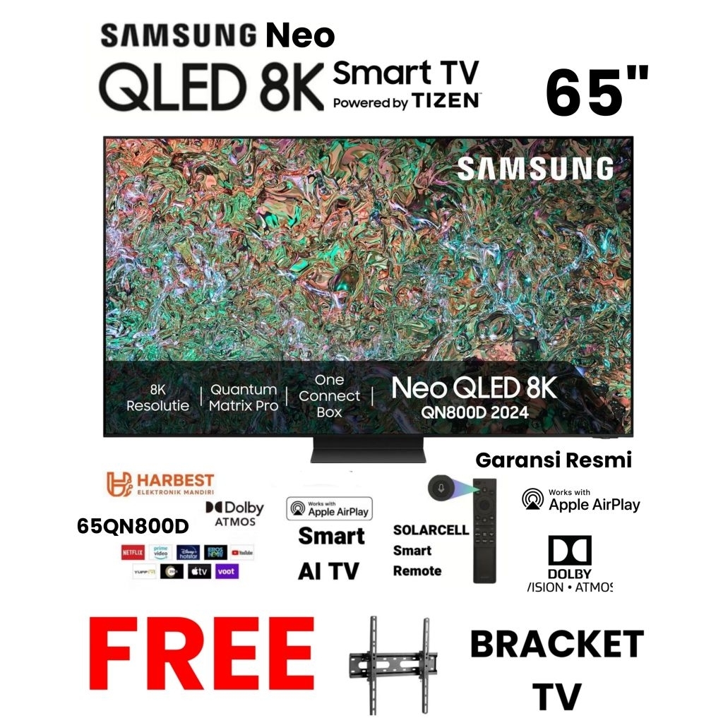 Jual LIMITED STOCK! SAMSUNG Neo QLED 8K Tizen OS Smart TV 65 Inch ...