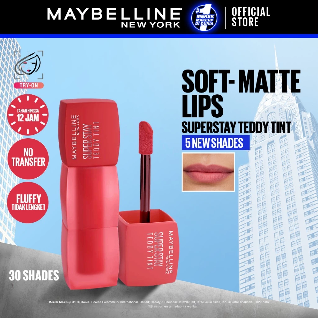 Pratinjau MAYBELLINE SUPERSTAY TEDDY TINT