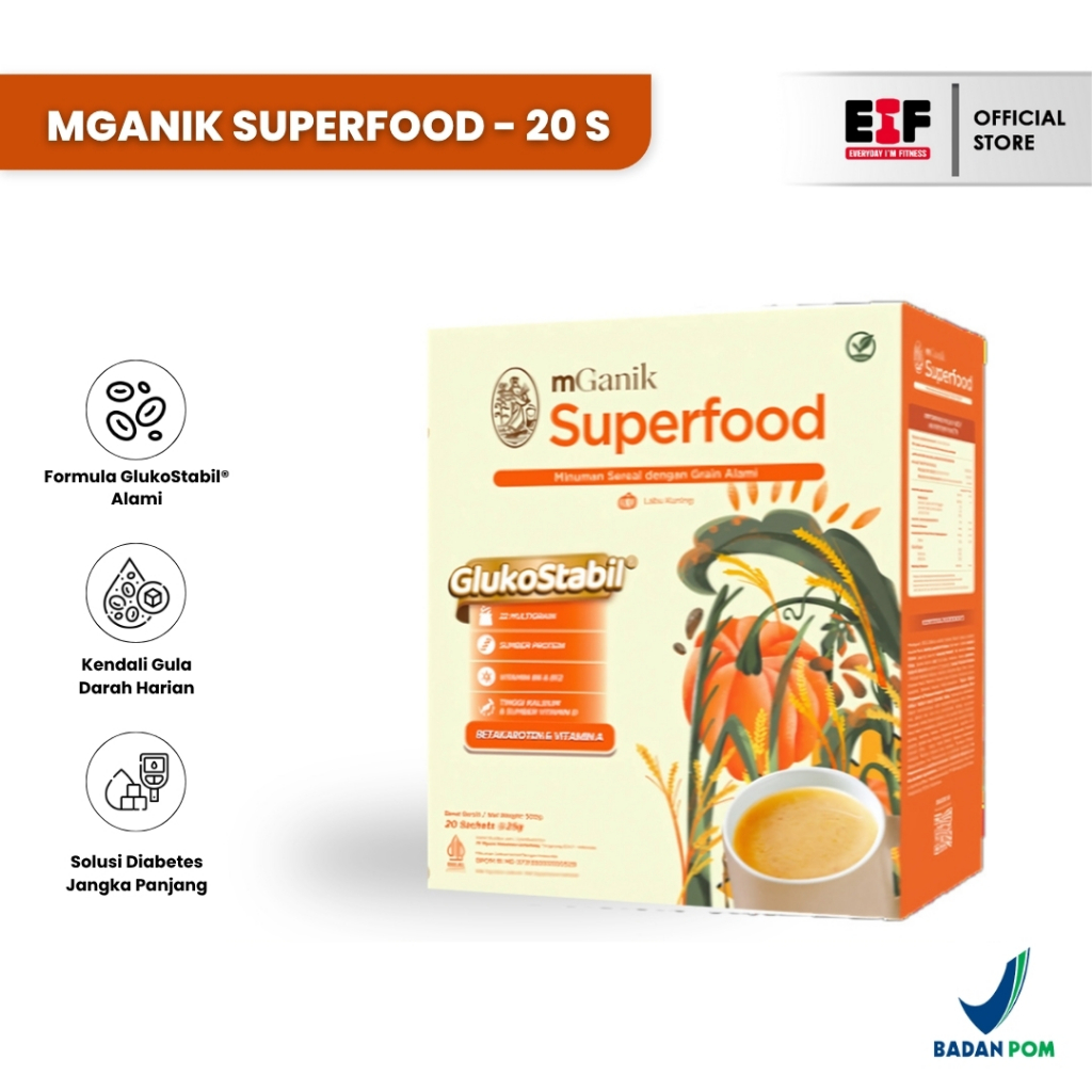 Jual MGANIK Superfood 500gr - Suplemen Diabetes | Shopee Indonesia
