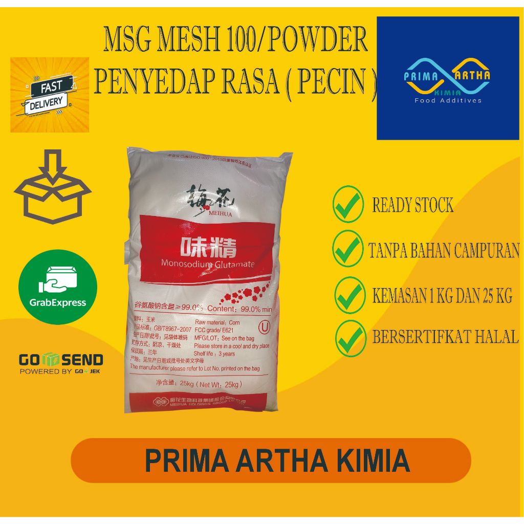 Jual MSG M100/MSG POWDER/MONOSODIUM GLUTAMATE POWDER/SASA POWDER ...