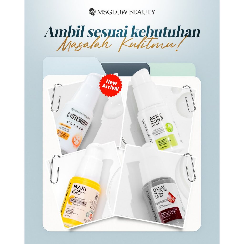 Jual NEW SERUM ELIXIR BOOSTER MS GLOW / CYSTEWHITE ELIXIR / DUAL ...