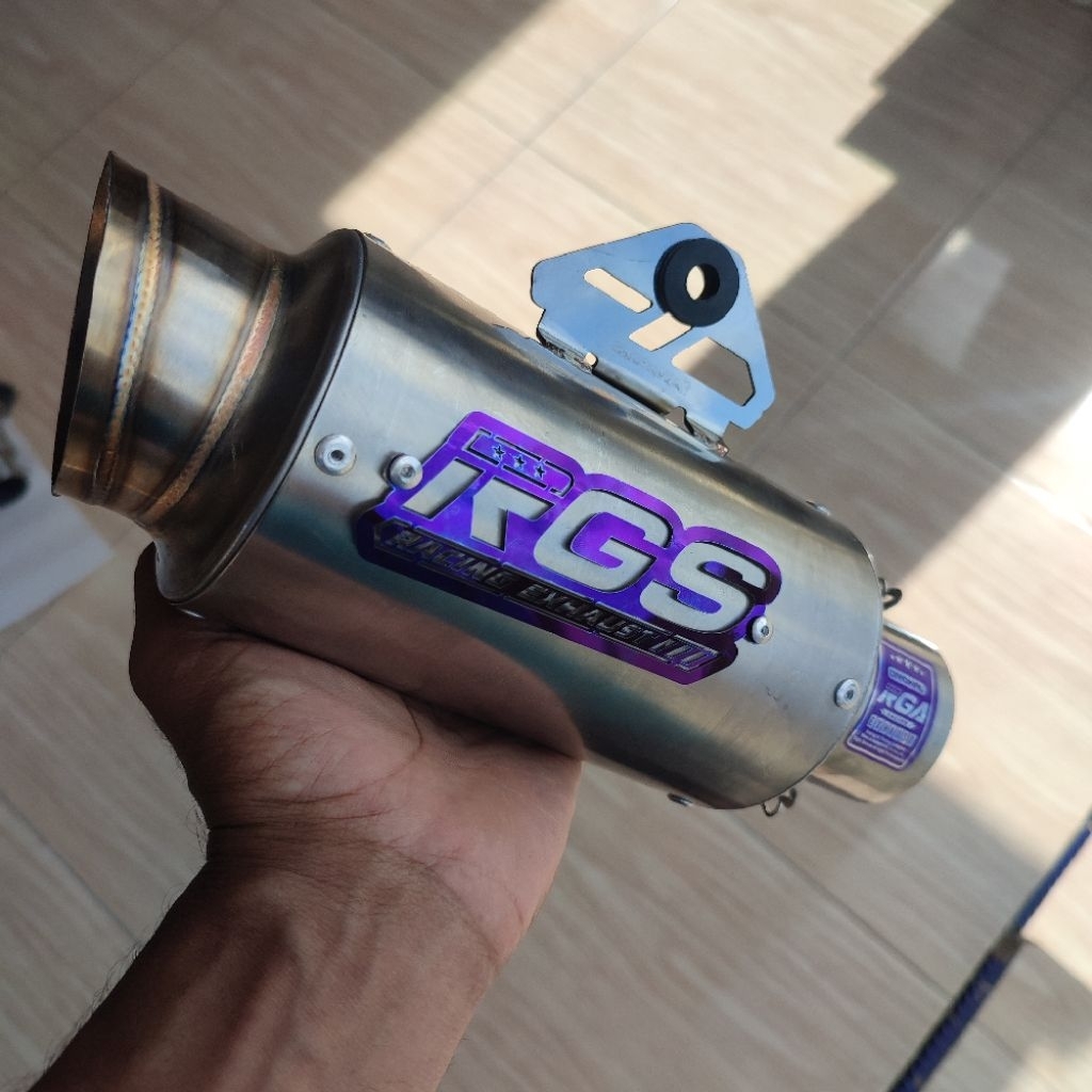 Jual SLINCER KNALPOT RGS RACING ORIGINAL TIPE GM SARANGAN BORBORAN ...