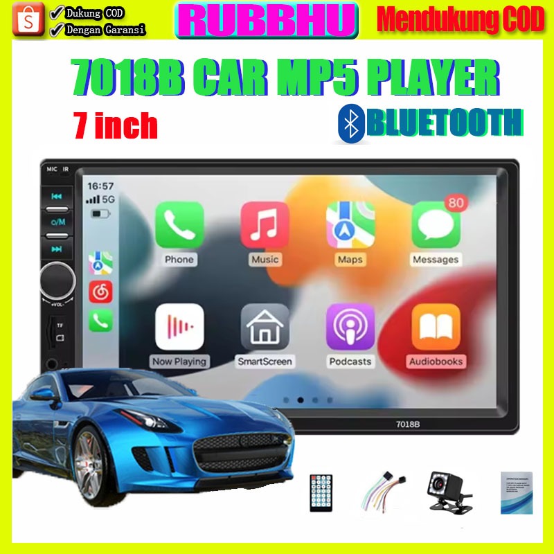 7018B/7010B/7012 7 Inch Head Unit Double Din Bluetooth Audio Car MP3 MP5 Player In Touch Screen Radio