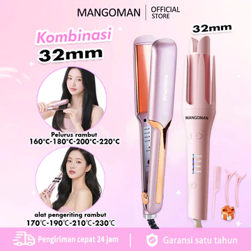 MANGO MAN Hair Curly Styler Auto Curler 28mm Catokan Curly Otomatis Ceramics Curly Catokan