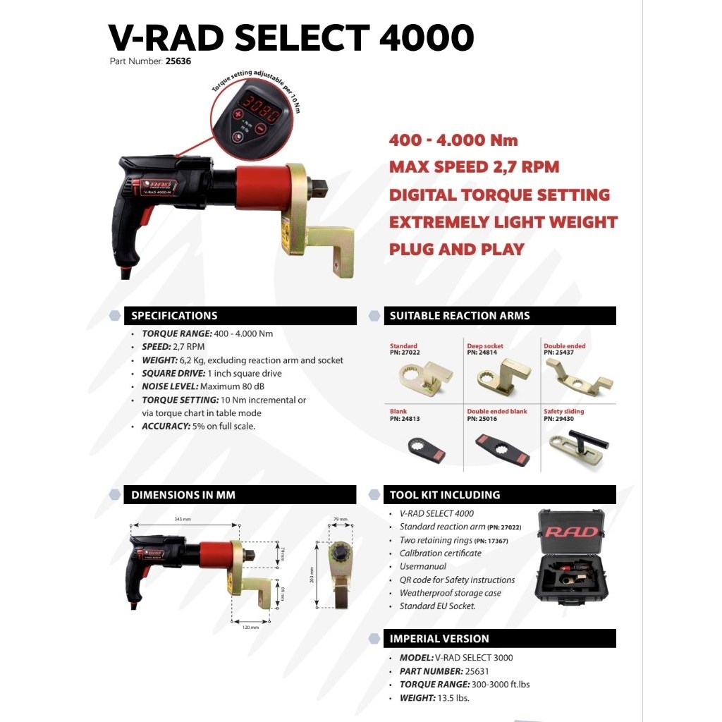 Jual B-RAD BL Select 4000 – Cordless Torque Wrench Presisi Tinggi ...