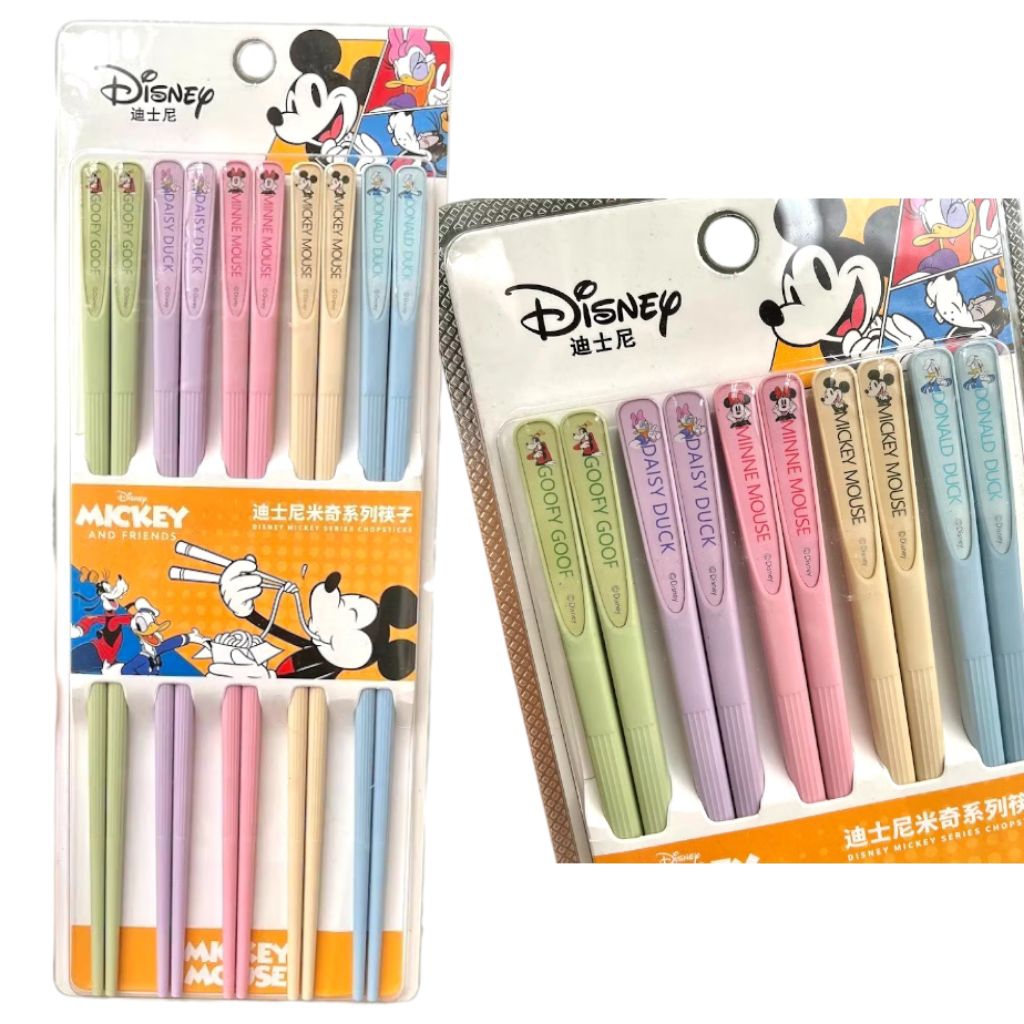 Jual Sumpit Mickey Minnie Mouse Donald Daisy Goofy | Sumpit Set Isi 5 ...