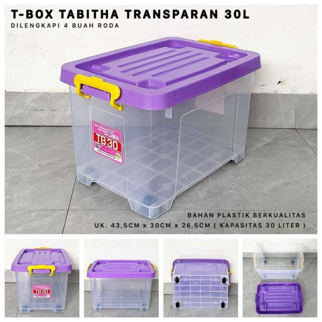 Jual Container Box CB 30 Liter TABITHA Storage Box Penyimpanan ...