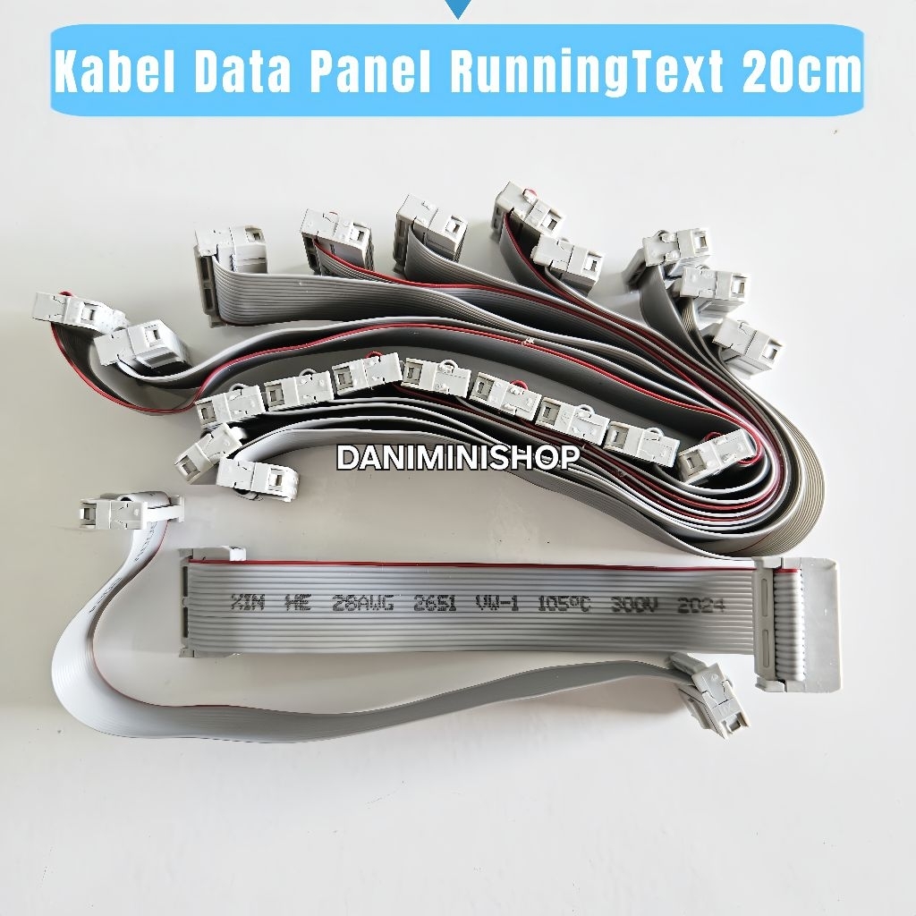Jual Kabel Data Panel RunningText Flat 20cm | Shopee Indonesia