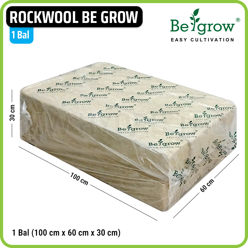 Jual Be Grow Hydroponic Rockwool | Media Tanam Hidroponik BeGrow, 1 Bal ...
