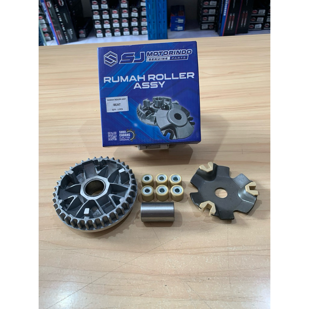 Jual SJ Rumah Roller ASSY Beat 110 Carbu KVY / Rumah Roller Set Beat ...