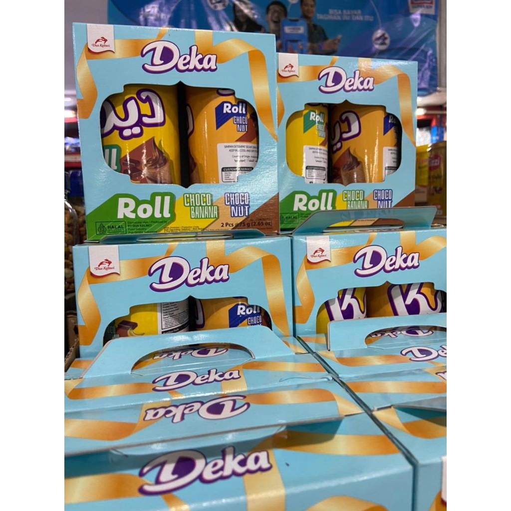 Jual Deka Wafer Roll Tin Gift Box 150gr Murah | Shopee Indonesia