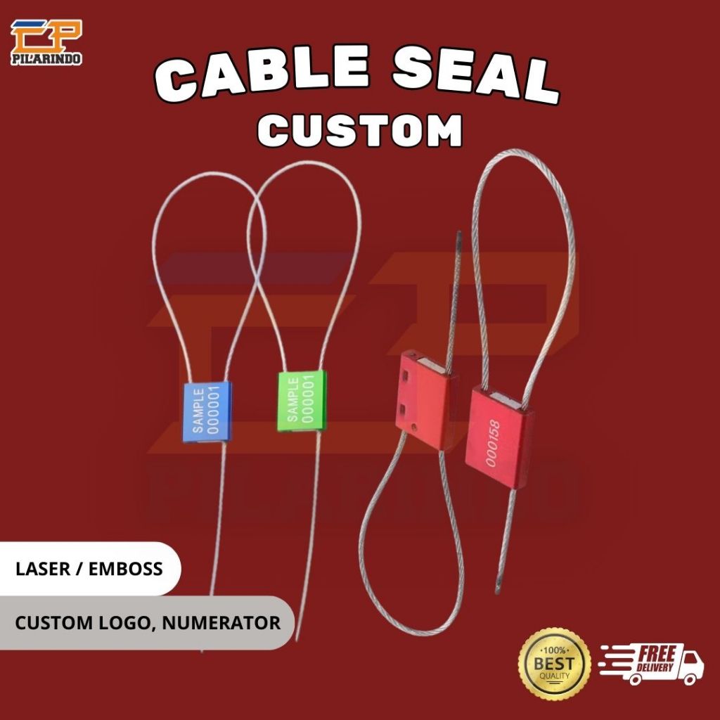 Jual Segel Kabel / Cable Seal / Segel Kontainer / Segel Kawat Custom ...