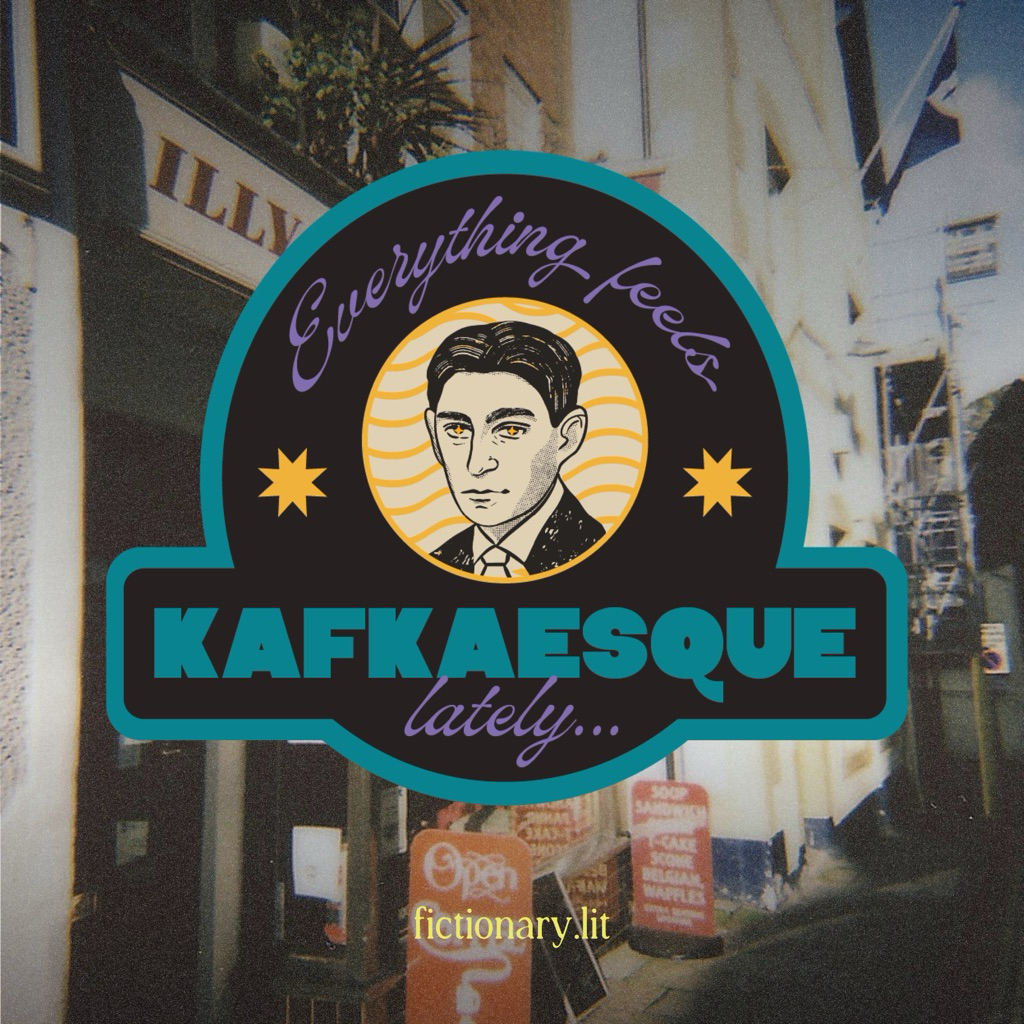 Jual Everything Kafkaesque Vinyl Sticker - Vintage Label Series ...