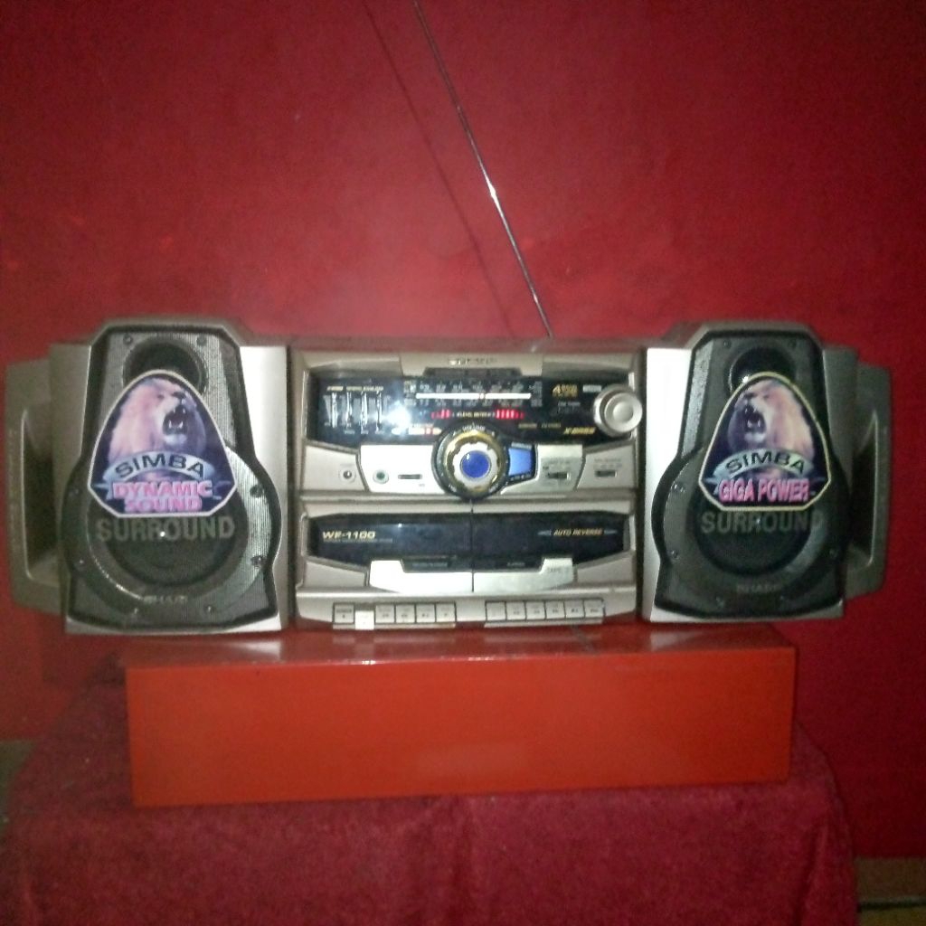 Jual radio jadul SHARP SIMBA WF-1100 | Shopee Indonesia