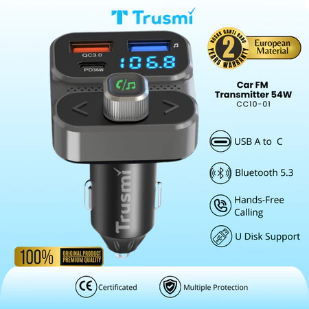Car FM Transmitter 54W (1A1C)