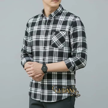 Kemeja Flanel Premium Bahan Flanel Premium Motif Kotak Pria Dan Wanita
