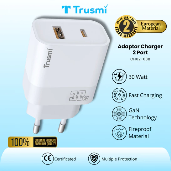 Adaptor (EU) PD30W A+C GaN