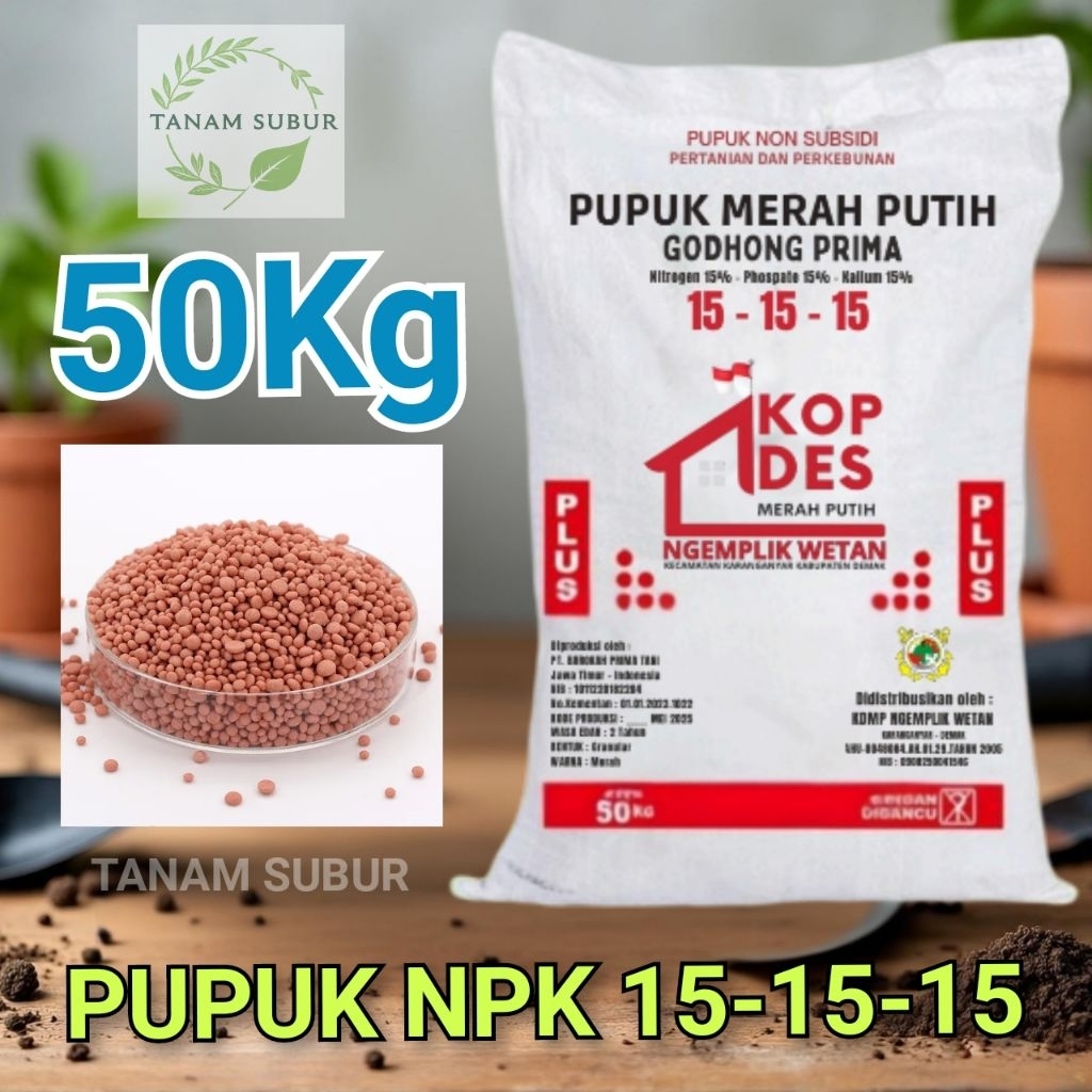 Jual PUPUK NPK 15 15 15 50KG NPK 15 15 15 PUPUK NPK PHONSKA PUPUK NPK ...