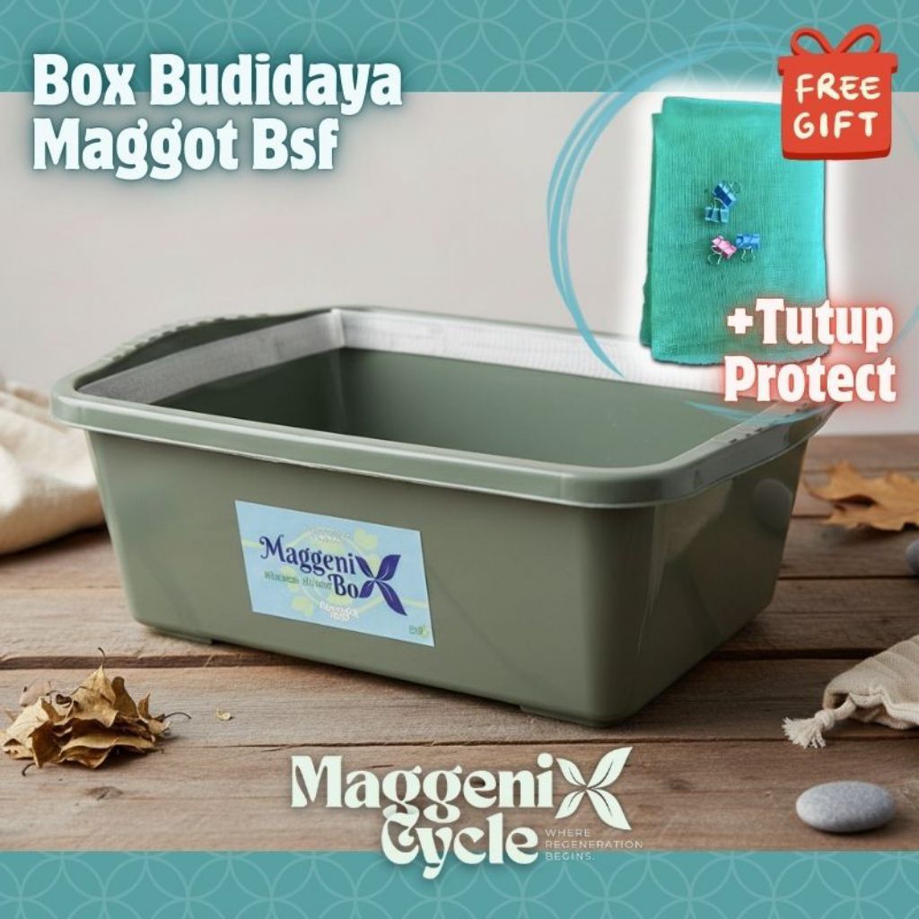 Jual Box Budidaya Maggot BSF Maggenix + Tutup Protect | Anti Kabur ...