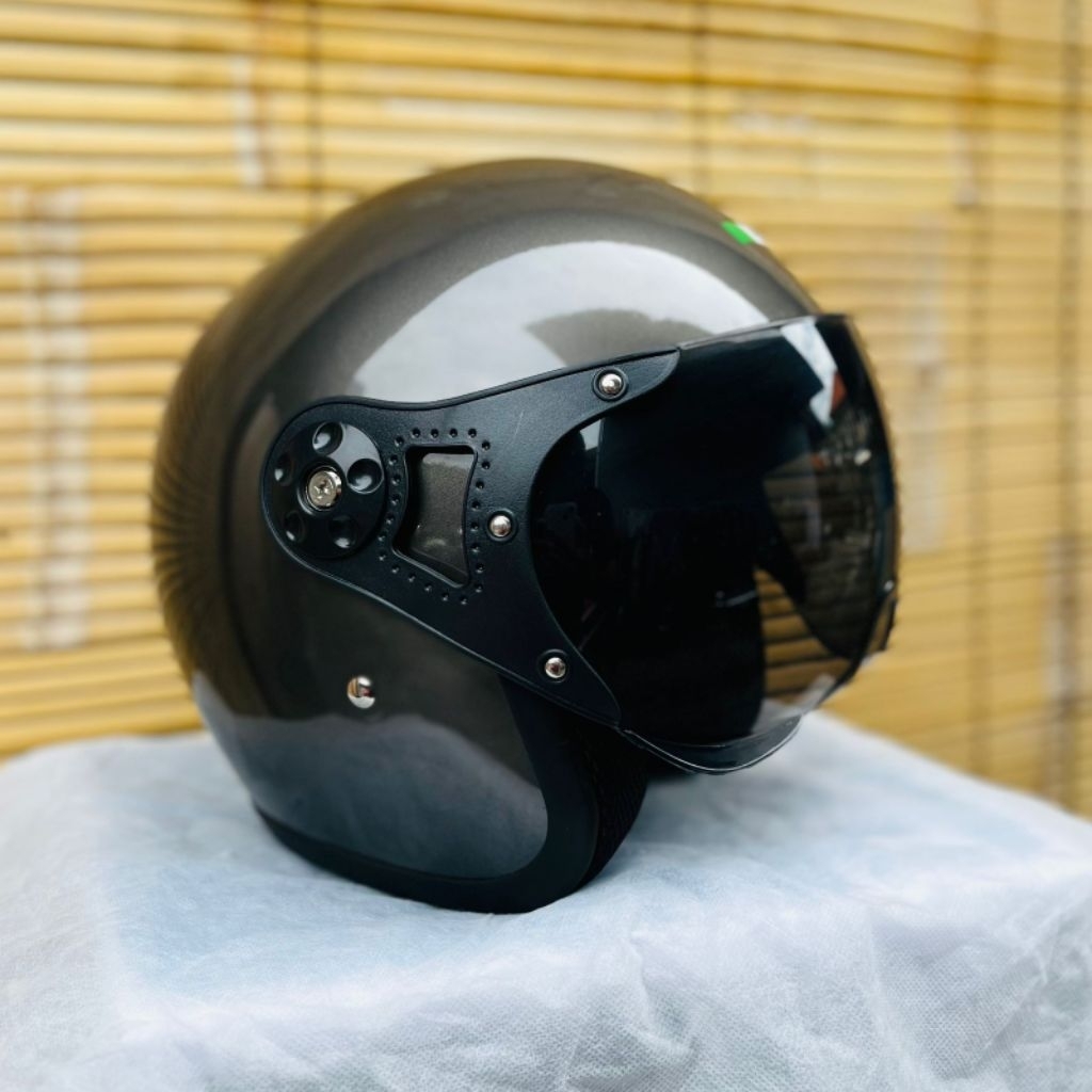 Jual HELM PILOT ITALY ORIGINAL ABS / HELM SNI / FREE PACKING BOX ...