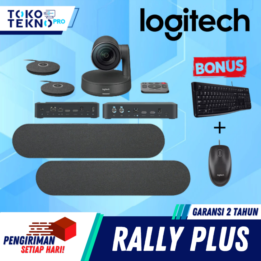 Jual Logitech Rally Plus System Ultra HD Video Conference | Shopee ...