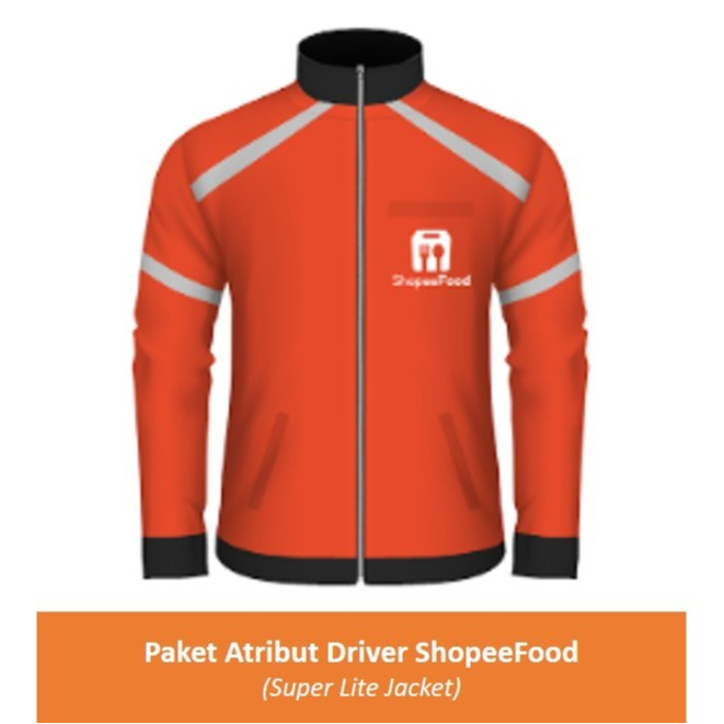 Jual Paket Atribut Shopeefood - Super Lite Jacket 2- PROMO | Shopee ...