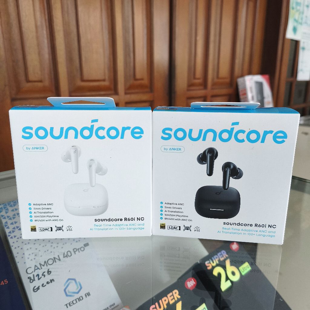 Jual Soundcore R60i NC by Anker ANC adaptive noise cancellation Hi Res ...