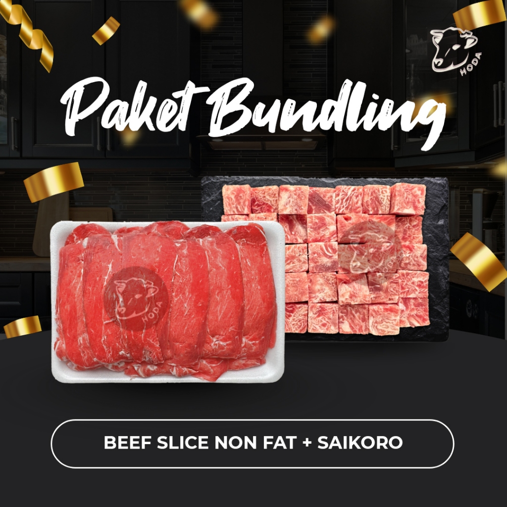 Jual Paket Bundling Daging Beef Slice Non Fat + Saikoro Meltique ...