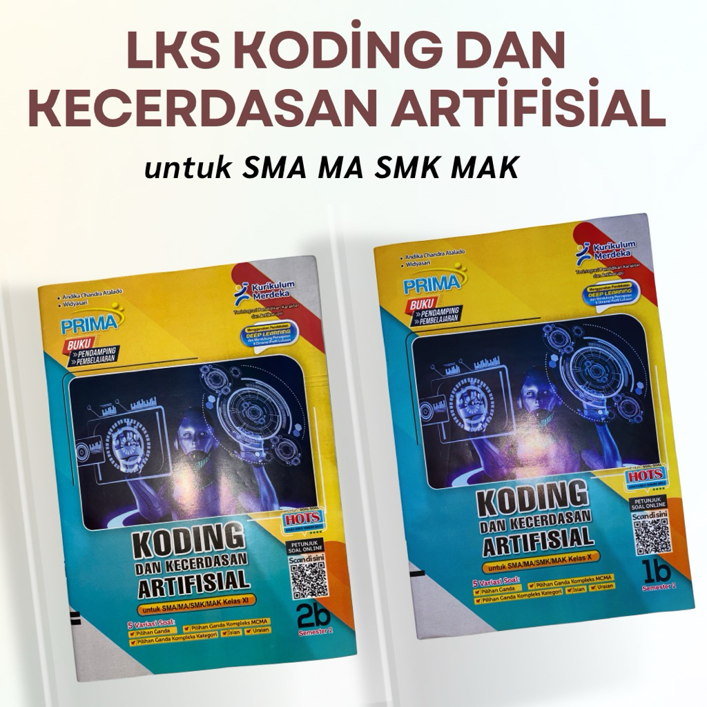 Jual LKS Koding & Kecerdasan Artifisial Putra Nugraha SMA MA SMK Kelas ...