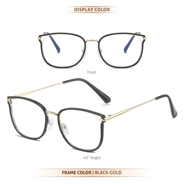 La Chapella Kacamata Wanita Model Cat Eye Lensa Anti Blueray Minus Photocromic Material TR 90