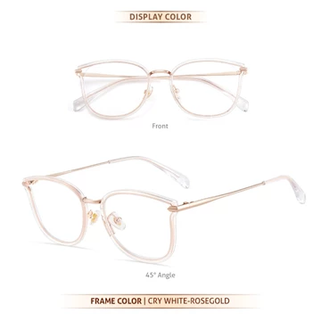La Chapella Kacamata Wanita Model Cat Eye Lensa Anti Blueray Minus Photocromic Material TR 90