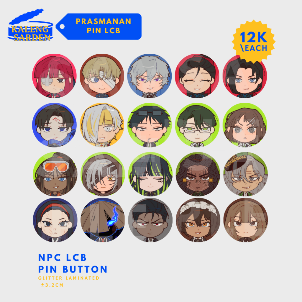 Jual Limbus Company Pin Button (NPC) | Shopee Indonesia