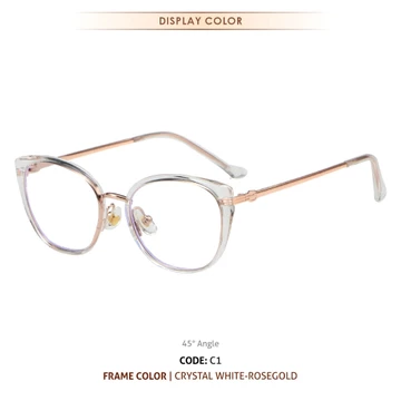 La Chapella Kacamata Model Cat Eye Wanita Lensa Anti Blueray Photocromic Bluecromic Exclusive