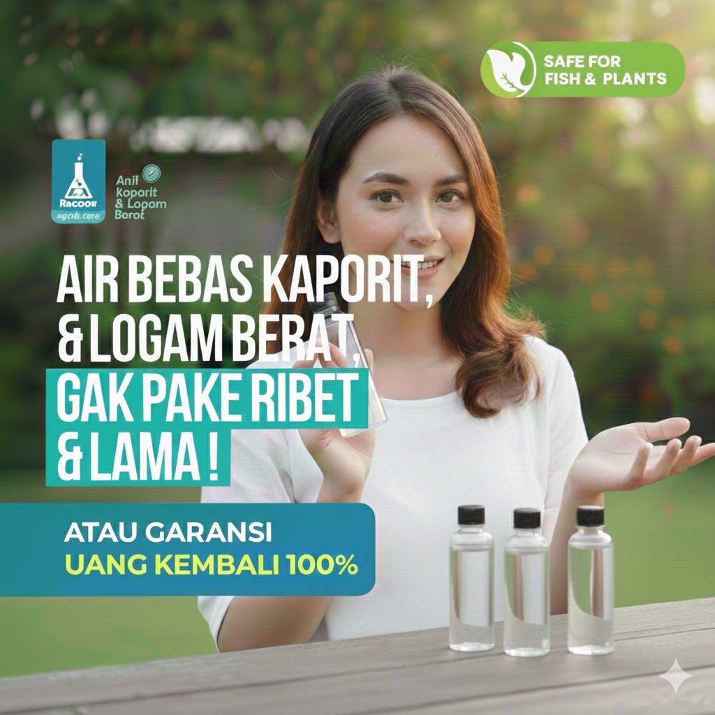 Jual AQUASAFE Anti Air PDAM Penetral Penghilang Air PDAM Untuk Aquairum ...