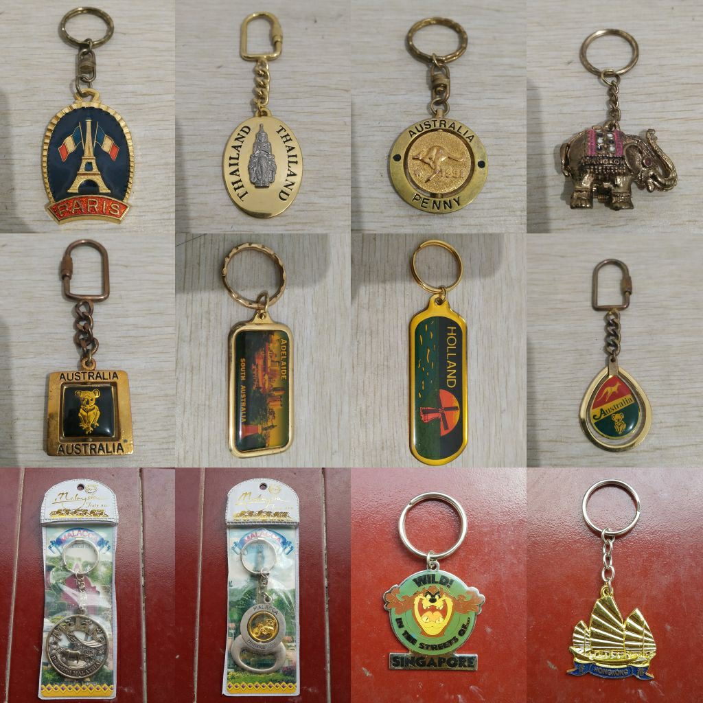 Jual Gantungan Kunci Negara Vintage Jadul Souvenir Keychain Luar Negeri ...