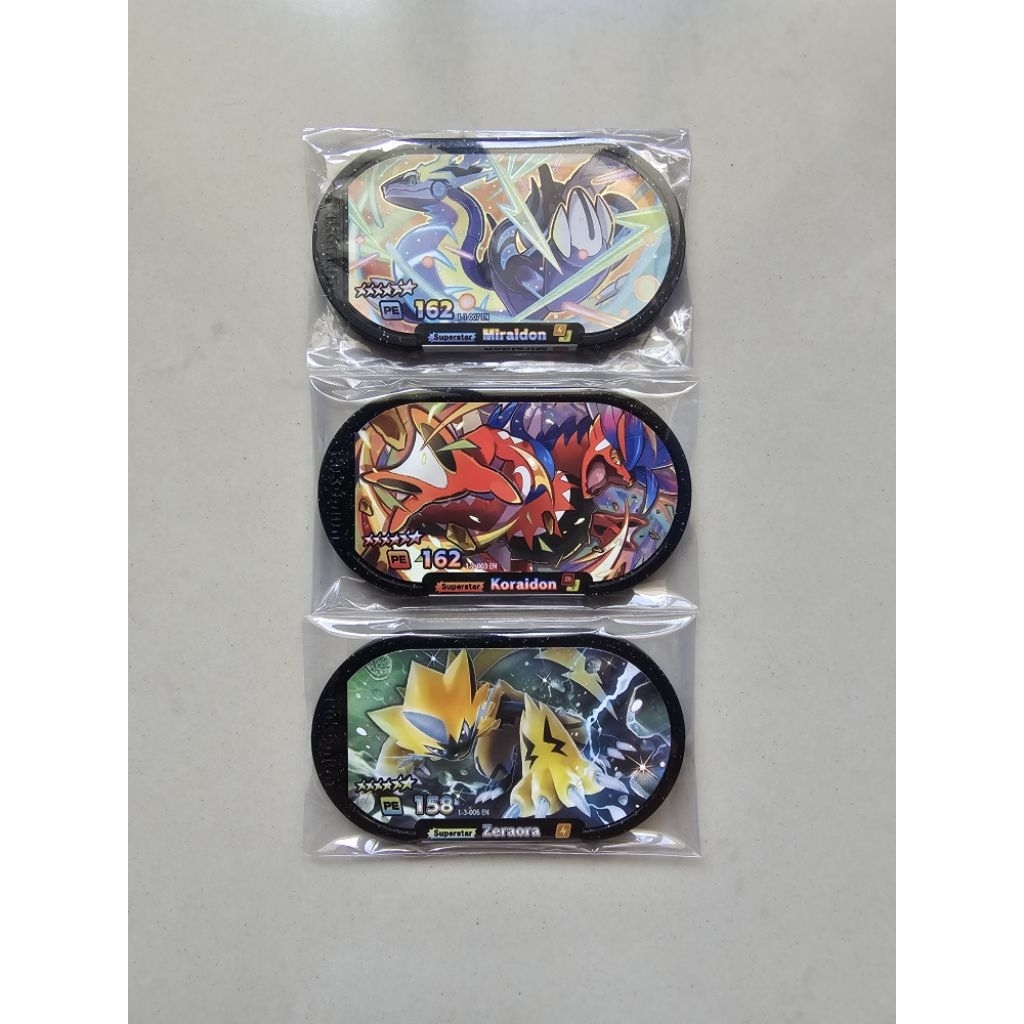 Jual Miraidon Koraidon Zeraora Pokemon Mezastar Tag Mezatag ORI MESIN ...