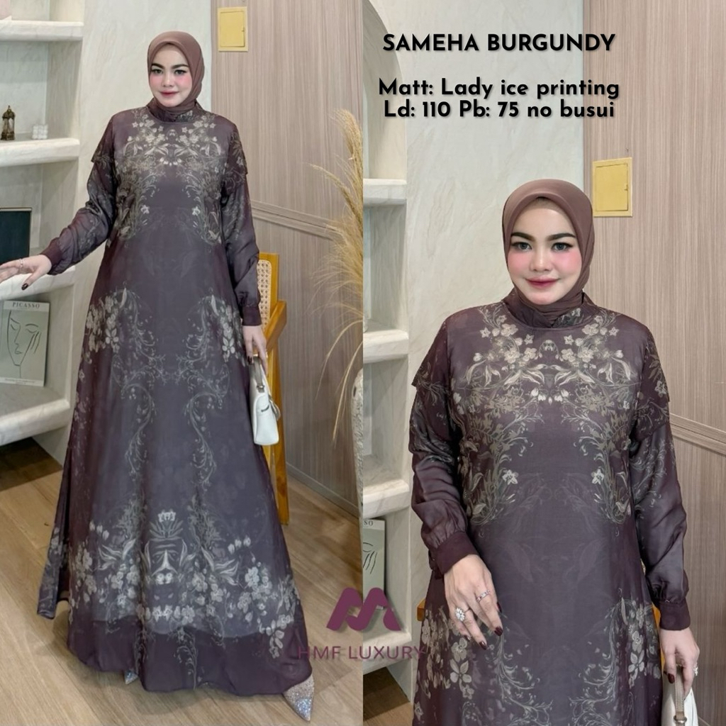 Jual SAMEHA DRESS by HMF LUXURY | Shopee Indonesia